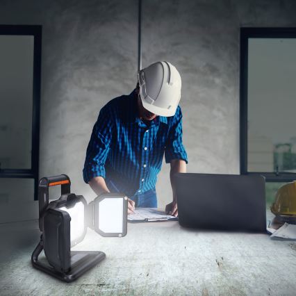 LED Aptumšojams uzlādējams prožektors LED/30W/6600 mAh 4000K IP54