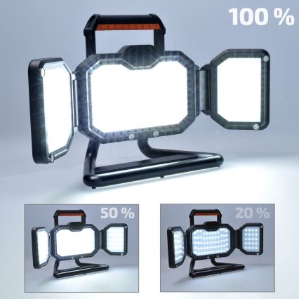 LED Aptumšojams uzlādējams prožektors LED/30W/6600 mAh 4000K IP54