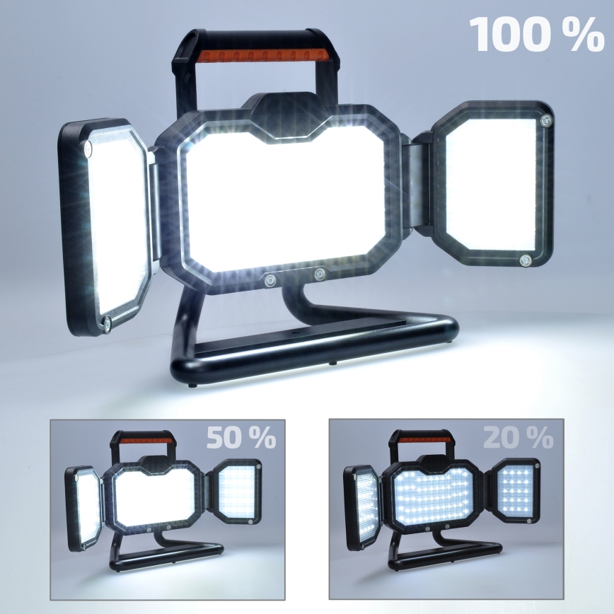 LED Aptumšojams uzlādējams prožektors LED/30W/6600 mAh 4000K IP54
