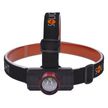 LED Uzlādējama galvas lampa LED/3W/USB 1200mAh IP44