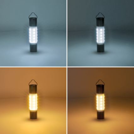 LED Uzlādējams kempinga lukturītis ar ārējā akumulatora funkciju LED/1500 mAh 3,7V IP44
