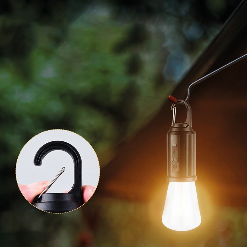 LED Kempinga lukturis LED/3,7V 400 mAh IP44