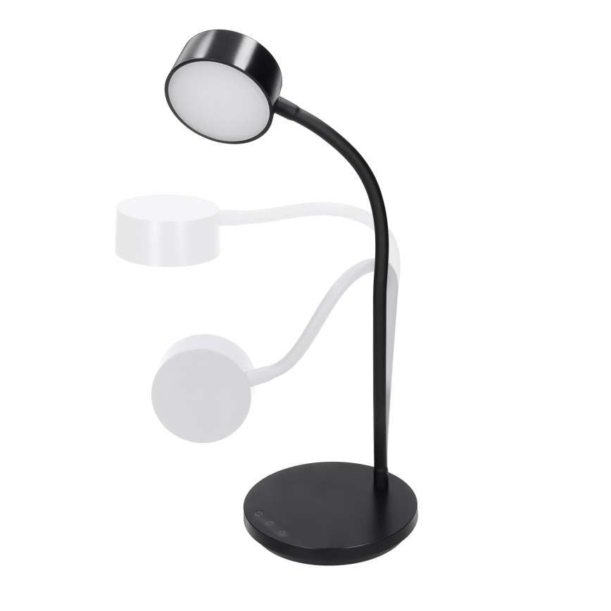 LED Aptumšojama skārienvadāma galda lampa LED/4,5W/5V 3000/4000/6500K melna