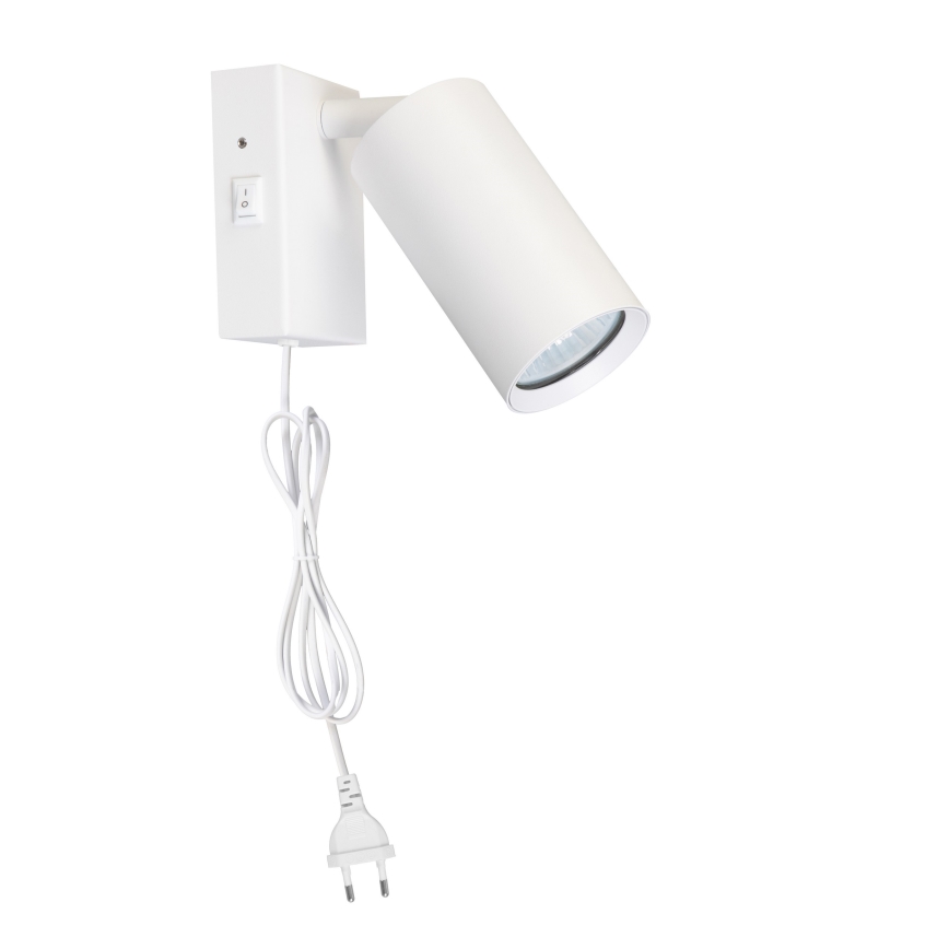 Sienas gaismeklis CELE 1xGU10/30W/230V balts