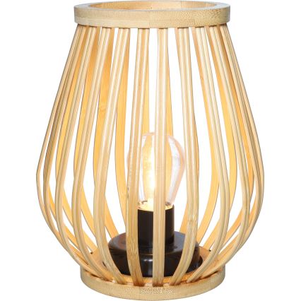 LED Dekoratīva galda lampa LED/2xAA bambusa
