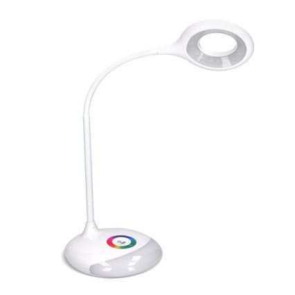 LED RGB Aptumšojama uzlādējama galda lampa LED/5W/5V 1800 mAh