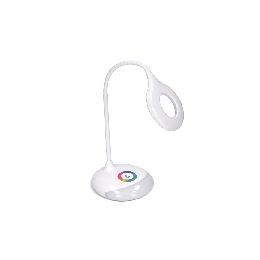 LED RGB Aptumšojama uzlādējama galda lampa LED/5W/5V 1800 mAh