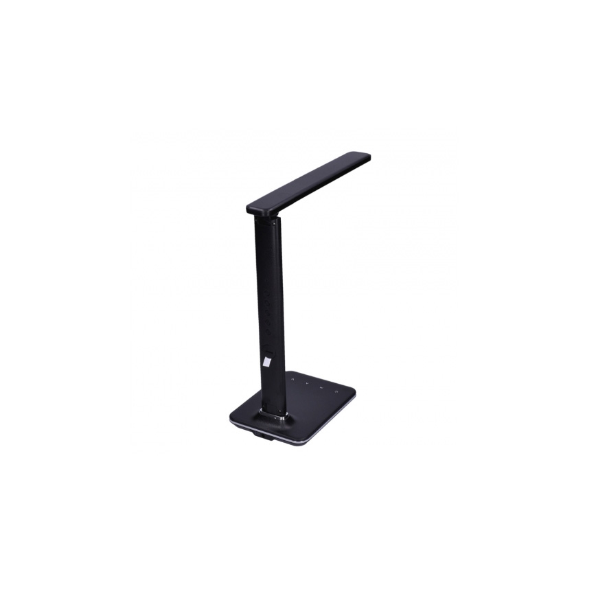 LED Aptumšojama galda lampa ar ekrānu LED/9W/230V, melna