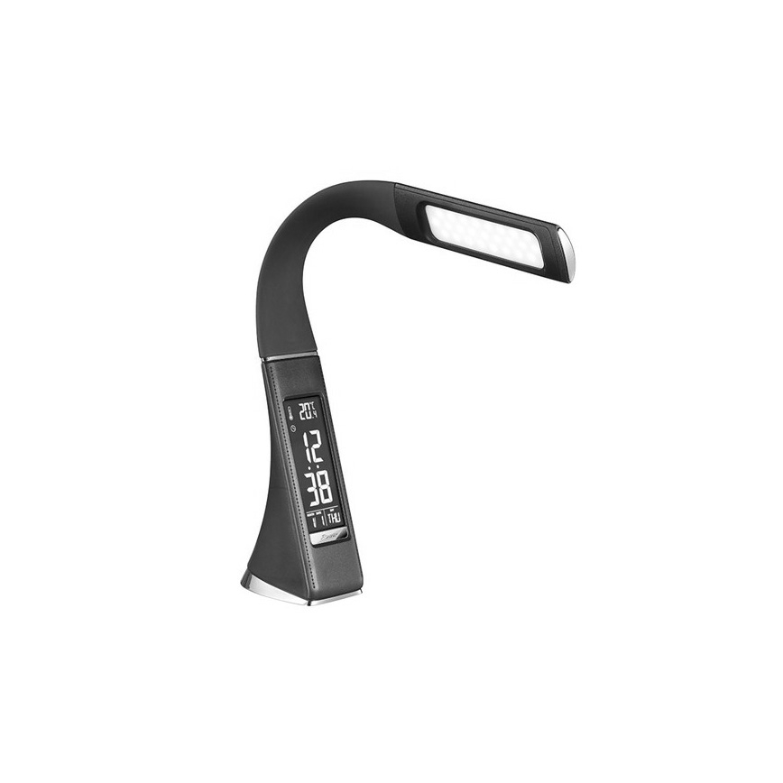 LED Aptumšojama galda lampa ar ekrānu LED/6W/230V, melna