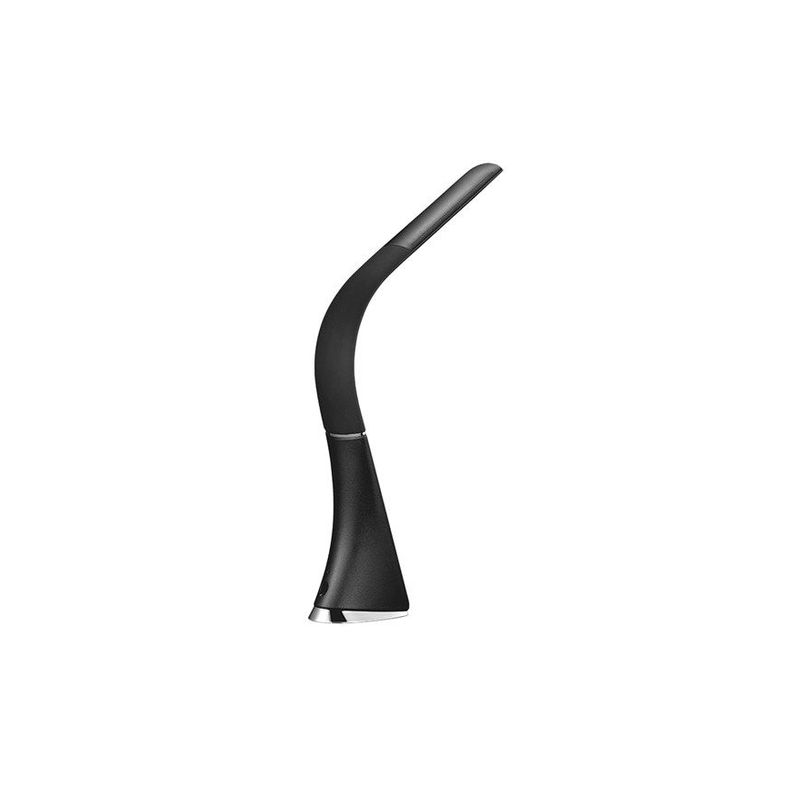 LED Aptumšojama galda lampa ar ekrānu LED/6W/230V, melna