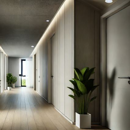 LED avārijas iebūvējamais griestu gaismeklis LED/1,5W/230V 1800 mAh