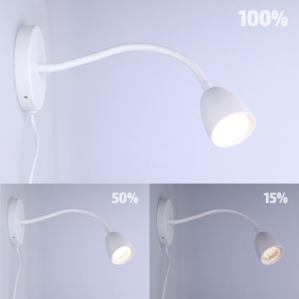 LED Aptumšojama sienas lampiņa LED/4W/230V