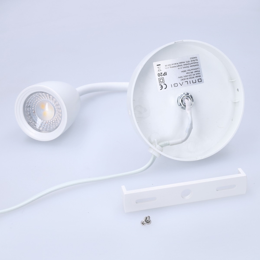LED Aptumšojama sienas lampiņa LED/4W/230V