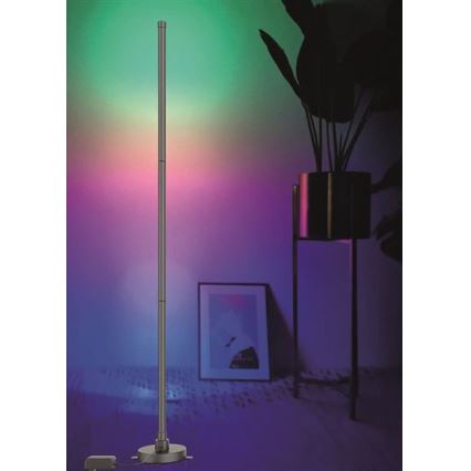 LED RGB ar regulējamu spilgtumu stāvlampa RAINBOW LED/18W/230V Wi-Fi Tuya + tālvadības pults