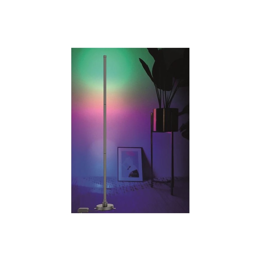 LED RGB ar regulējamu spilgtumu stāvlampa RAINBOW LED/18W/230V Wi-Fi Tuya + tālvadības pults