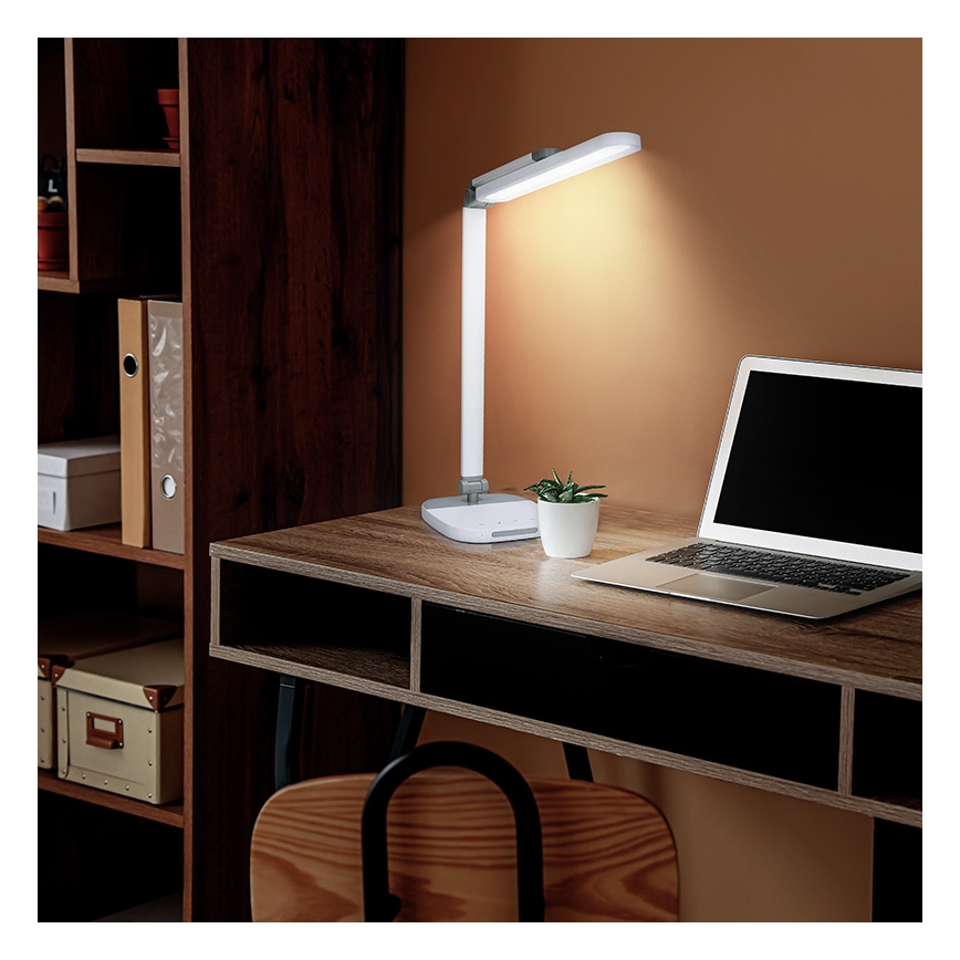 LED Aptumšojama skārienvadāma galda lampa LED/10W/5V 3000/4000/5000K balta