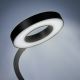 LED Aptumšojama galda lampa ar stiprinājumu LED/8W/230V 3000/4000/5000K melna