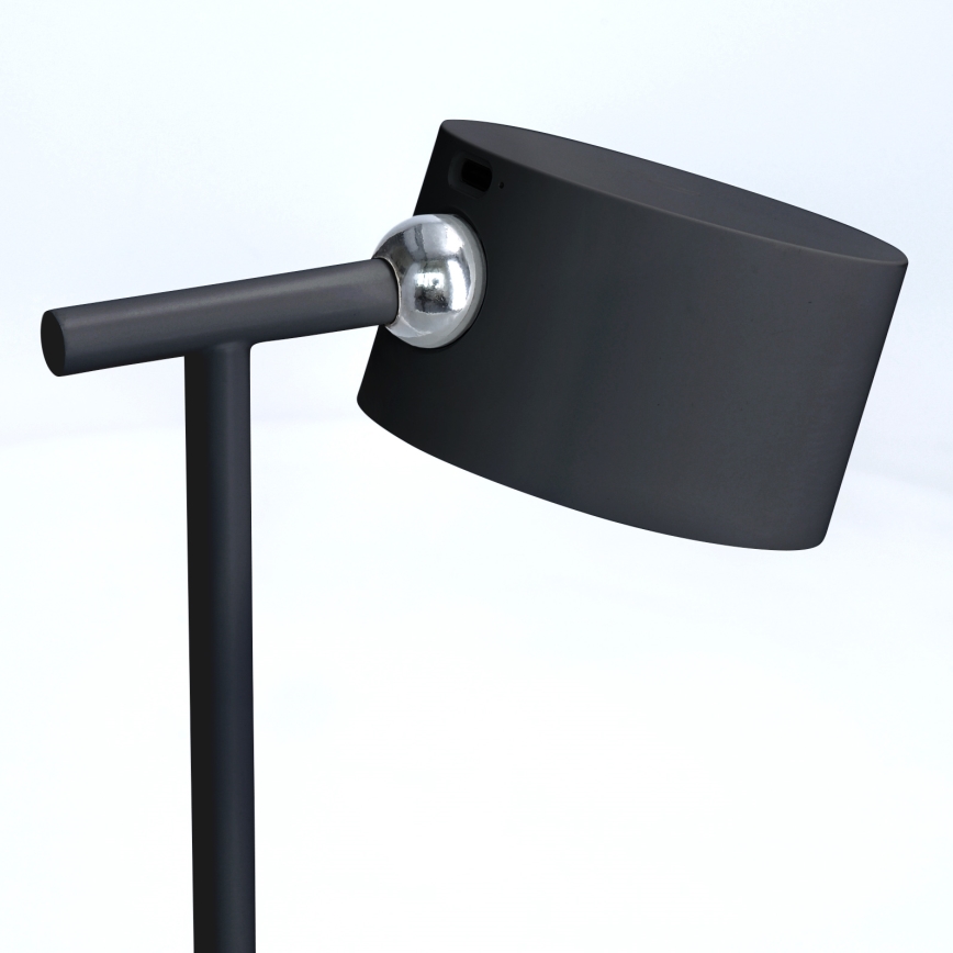 LED Aptumšojama skārienvadāma uzlādējams lampa 3in1 LED/4W/2000 mAh 3000/4000/6500K melna