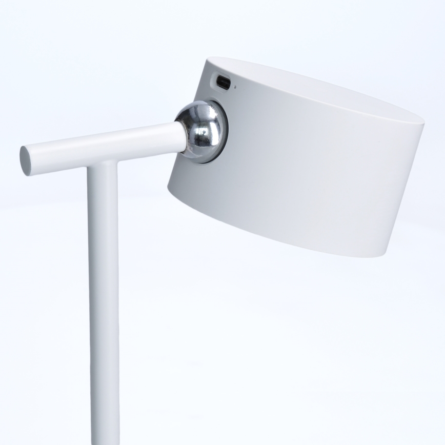LED regulējama pieskāriena uzlādes lampa 3in1 LED/4W/2000 mAh 3000/4000/6500K balta
