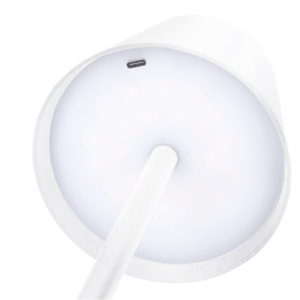 LED regulējama uzlādējamā skārienvadāma galda lampa LUCCA LED/3,7V 3000/4000/6500K 2000 mAh balta