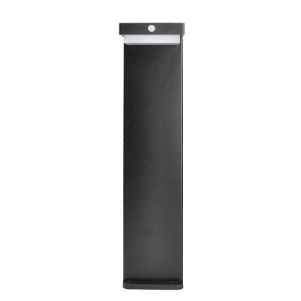 LED Saules enerģijas lampa ar kustību un krēslas sensoru PALERMO LED/5W/2000 mAh IP54 melna