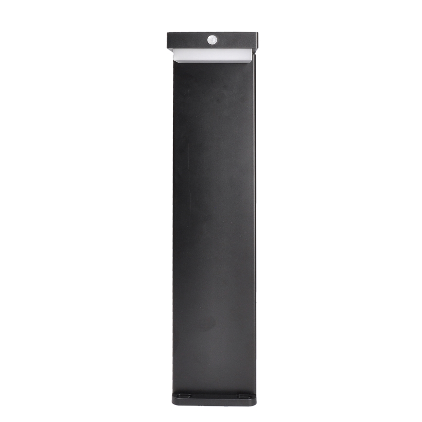 LED Saules enerģijas lampa ar kustību un krēslas sensoru PALERMO LED/5W/2000 mAh IP54 melna