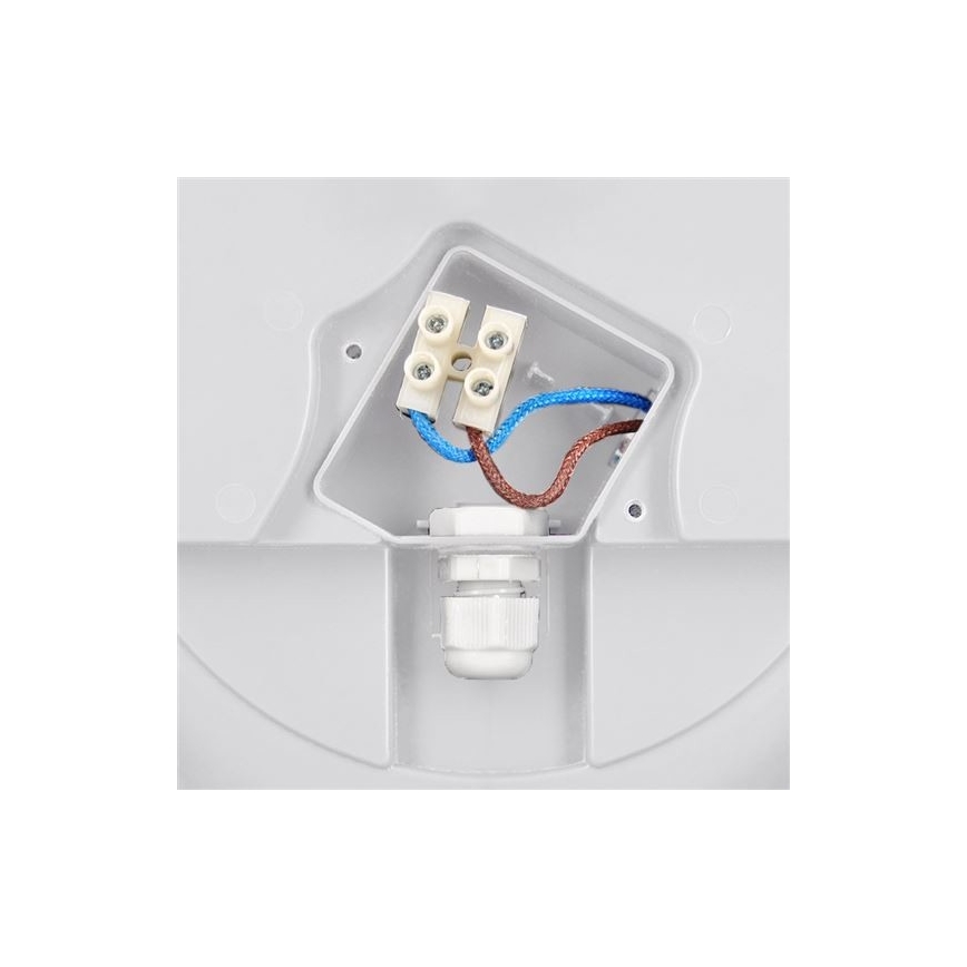 LED Āra griestu lampa SIENA LED/13W/230V IP54 d. 17 cm balta