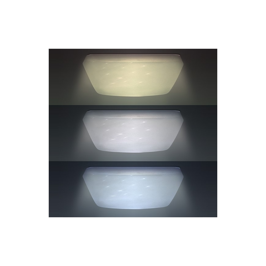LED Aptumšojama griestu lampa STAR LED/24W/230V + tālvadības pults