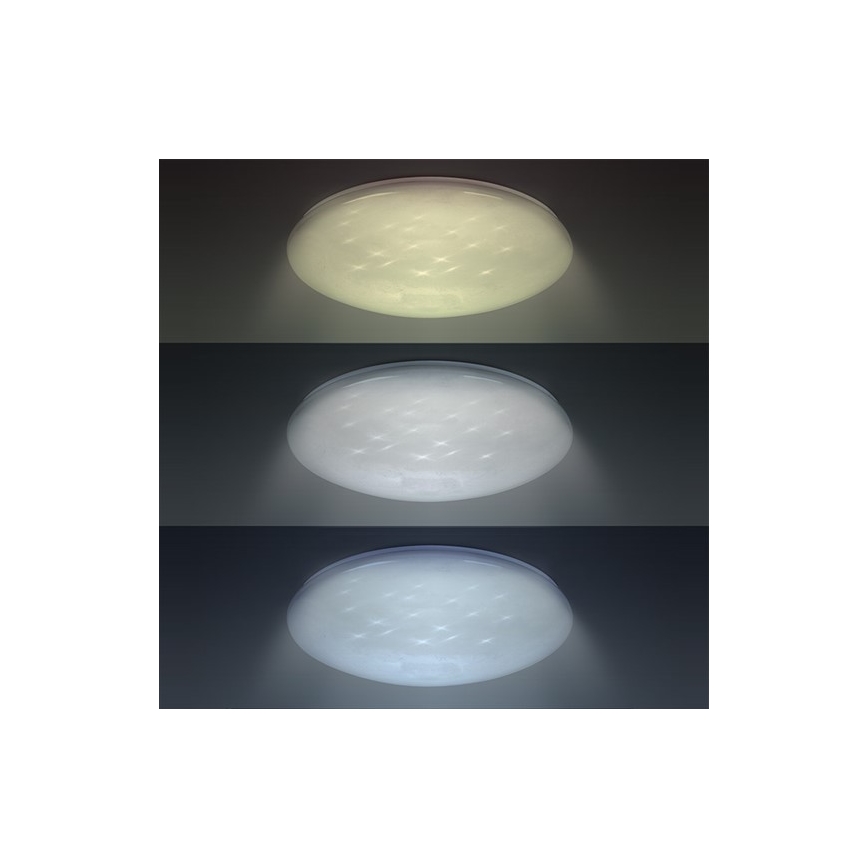 LED Regulējams griestu gaismeklis STAR LED/24W/230V ar tālvadības pulti