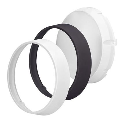 LED āra sienas gaismeklis 2 vienā LED/20W/230V 3000/4000/6500K IP65 Ø 22 cm