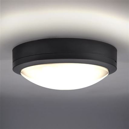 LED Āra griestu lampa SIENA LED/20W/230V IP54 d. 23 cm antracīta