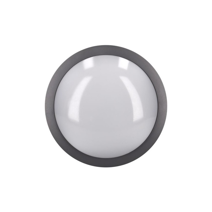 LED Āra griestu lampa SIENA LED/20W/230V IP54 d. 23 cm antracīta
