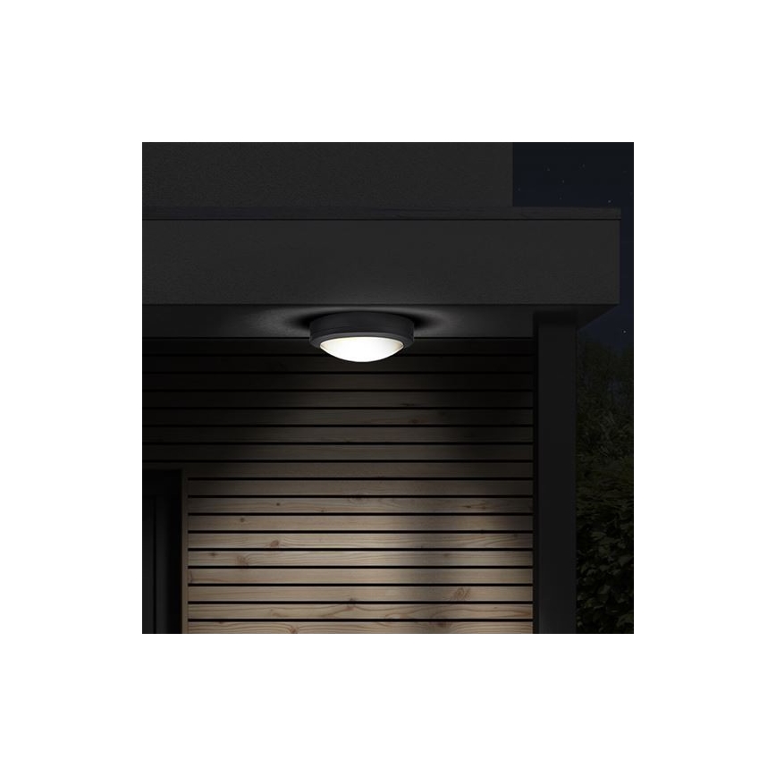 LED Āra griestu lampa ar sensoru SIENA LED/20W/230V 4000K d. 23 cm IP54