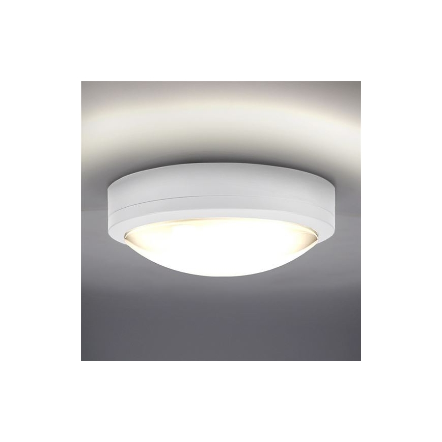 LED Āra griestu lampa SIENA LED/20W/230V IP54 d. 23 cm balta