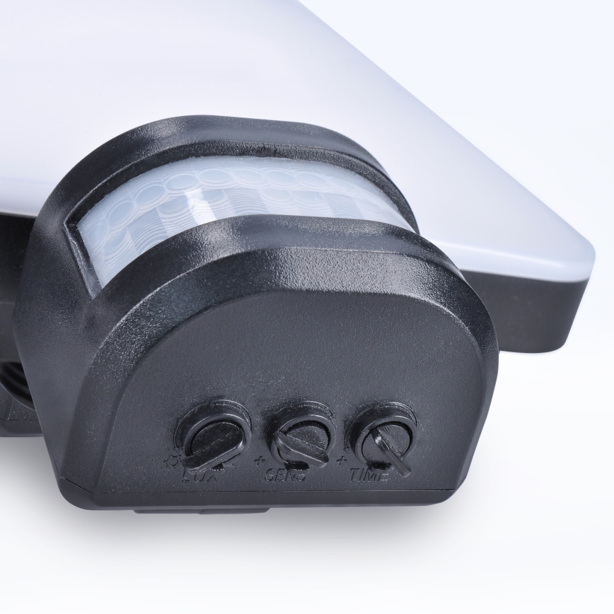 LED Saules enerģijas prožektors ar kustību sensoru LED/11W/3,7V 4400mAh 3000K/4000K/6500K IP54