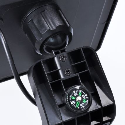 LED Saules enerģijas prožektors ar kustību sensoru LED/11W/3,7V 4400mAh 3000K/4000K/6500K IP54
