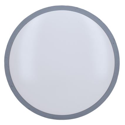 LED Aptumšojama griestu lampa GREY LED/60W/230V 3000-6500K pelēka d. 49 cm + tālvadības pults