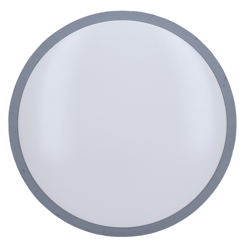 LED Aptumšojama griestu lampa GREY LED/60W/230V 3000-6500K pelēka d. 49 cm + tālvadības pults