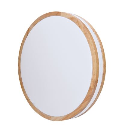 LED Aptumšojama griestu lampa WOODY LED/60W/230V 3000-6500K ozols d. 50 cm + tālvadības pults