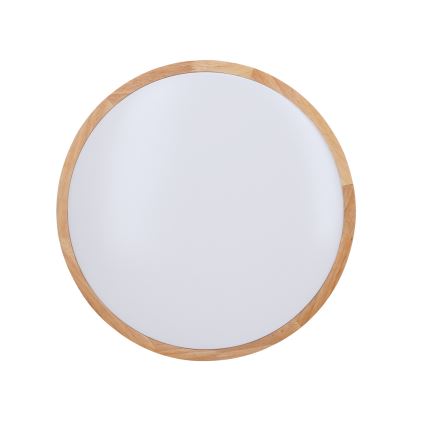 LED Aptumšojama griestu lampa SOLID OAK LED/60W/230V 3000-6500K ozols d. 51 cm + tālvadības pults