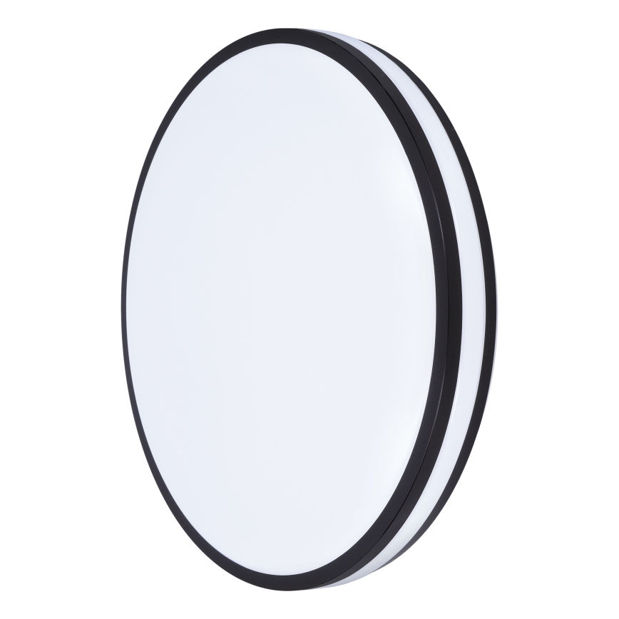 LED Aptumšojama griestu lampa LASKOS LED/48W/230V 3000-6500K melna + tālvadības pults