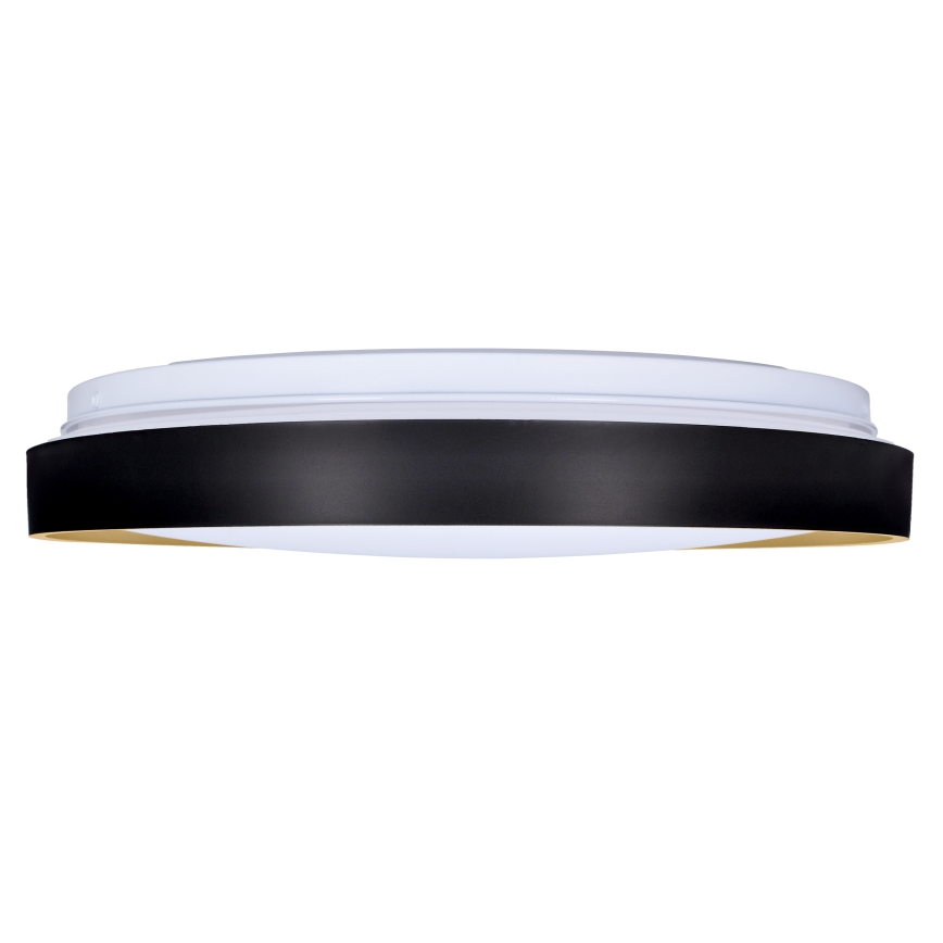 LED Aptumšojama griestu lampa CALA LED/48W/230V 3000-6500K melna/zelta + tālvadības pults