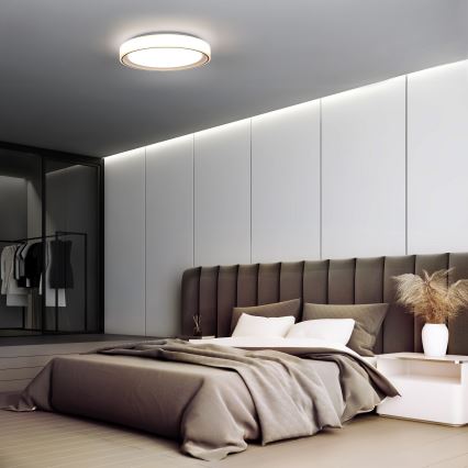 LED RGB Aptumšojama griestu lampa FLOCO LED/30W/230V 3000-6500K + RGB/6W d. 40cm + tālvadības pults