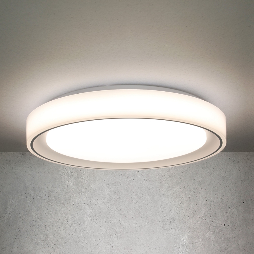 LED RGB Aptumšojama griestu lampa FLOCO LED/30W/230V 3000-6500K + RGB/6W d. 40cm + tālvadības pults
