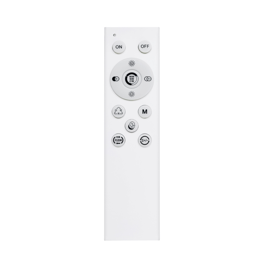 LED RGB Aptumšojama griestu lampa FLOCO LED/30W/230V 3000-6500K + RGB/6W d. 40cm + tālvadības pults