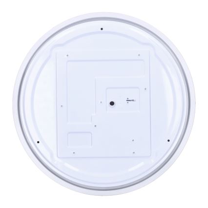 LED Aptumšojama griestu lampa LARIOS LED/48W/230V 3000-6500K d. 39 cm melna + tālvadības pults
