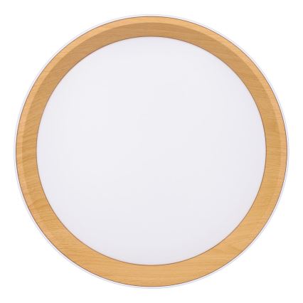 LED Aptumšojama griestu lampa LARIOS LED/48W/230V 3000-6500K d. 39 cm balta + tālvadības pults