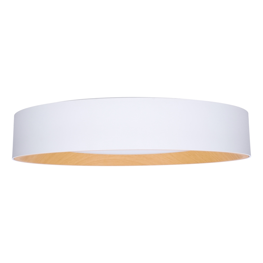 LED Aptumšojama griestu lampa LARIOS LED/48W/230V 3000-6500K d. 39 cm balta + tālvadības pults