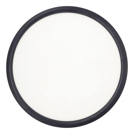 LED Aptumšojama griestu lampa ESTELA LED/36W/230V d. 30 cm melna + tālvadības pults