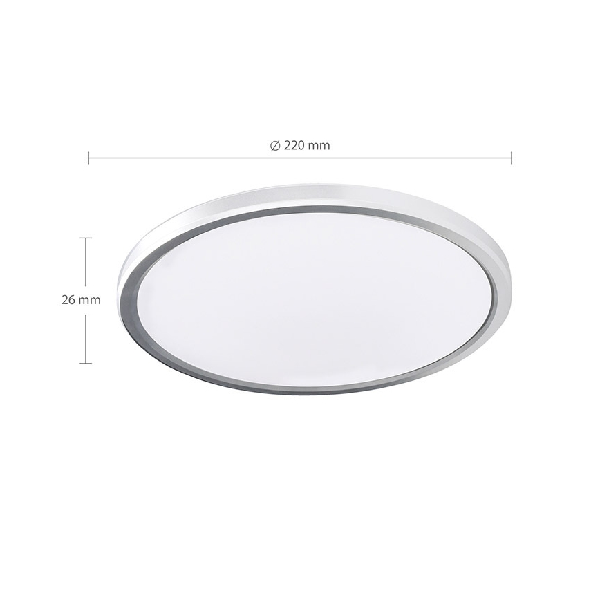 LED vannas istabas griestu lampa ACATE LED/18W/230V 3000/4000/6000K Ø 22 cm IP54